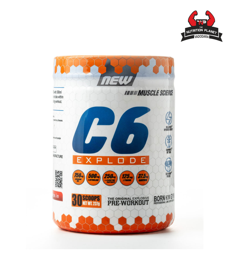 Muscle Science C6 Pre workout 30 SERVINGS with official Authentic Tag