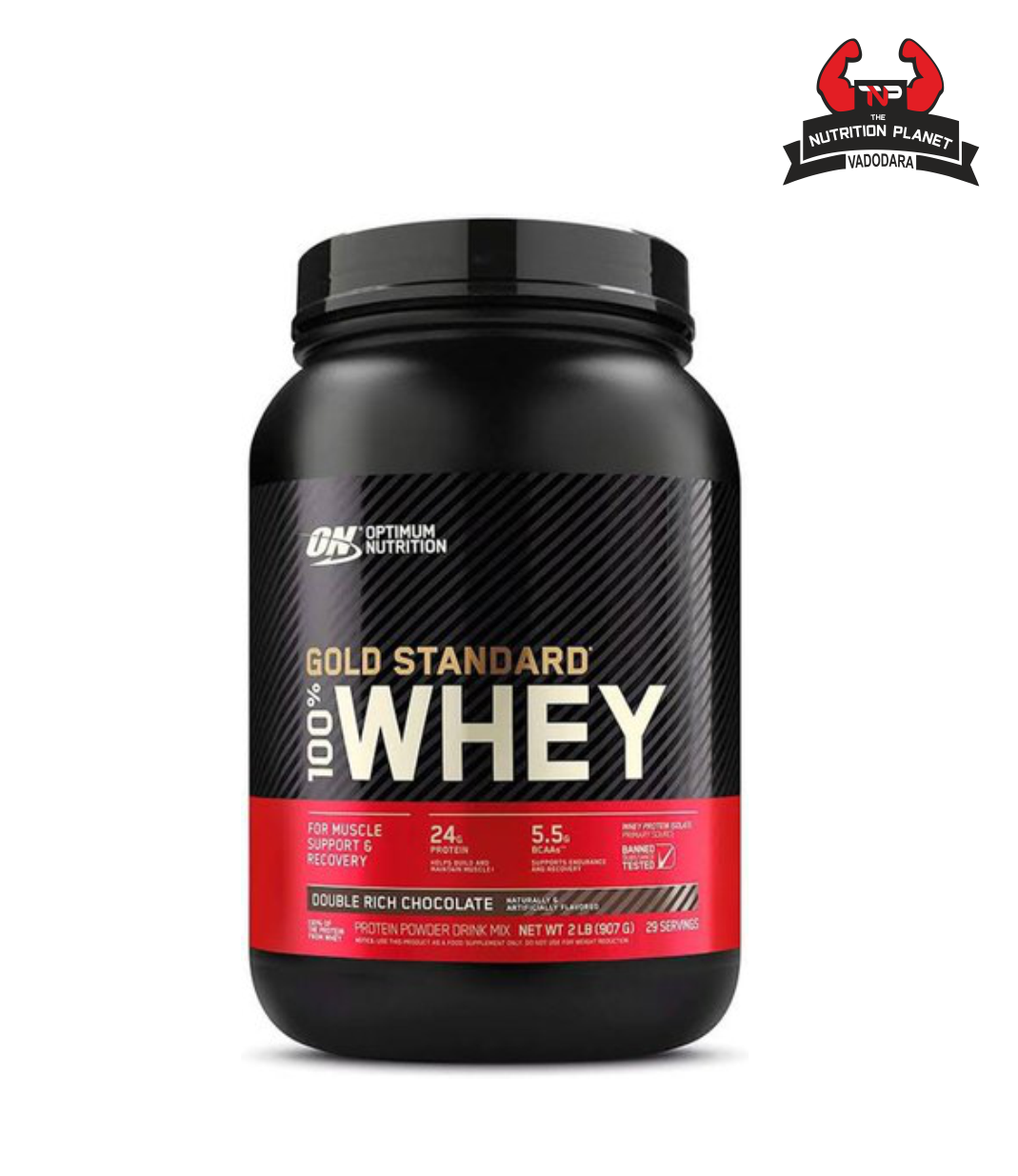 Optimum Nutrition (ON) Gold Standard 100% Whey Protein Powder  2Lbs