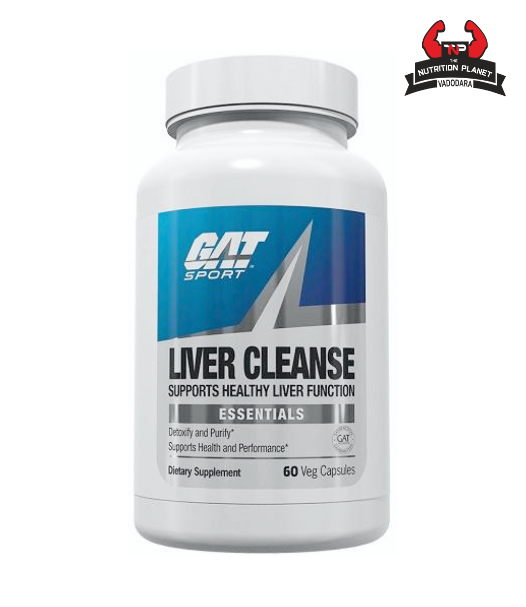 GAT Liver Cleanse Vegetable Capsules - 60 Capsules 