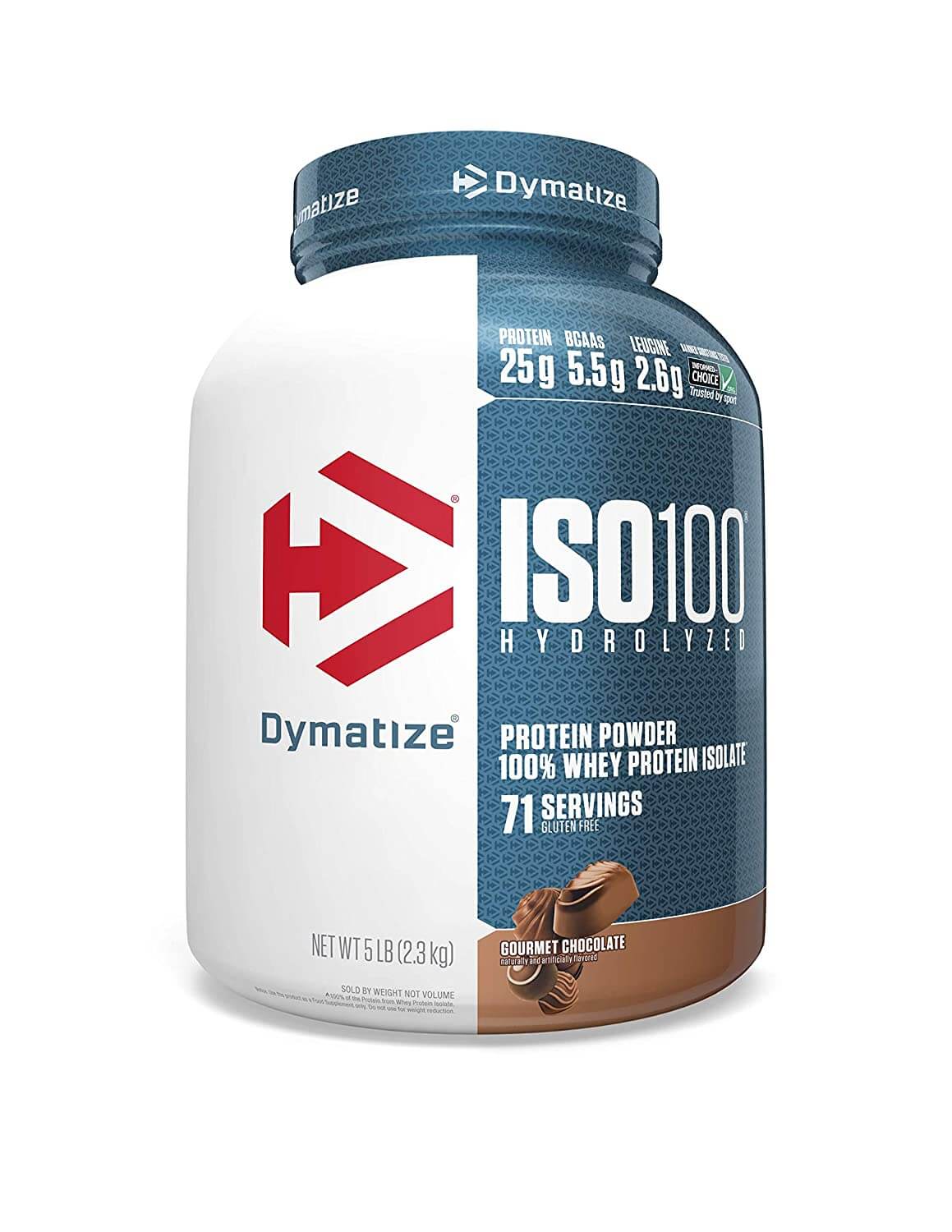 Dymatize Nutrition ISO 100 Whey Protein Isolate Powder - 2.26 kg 