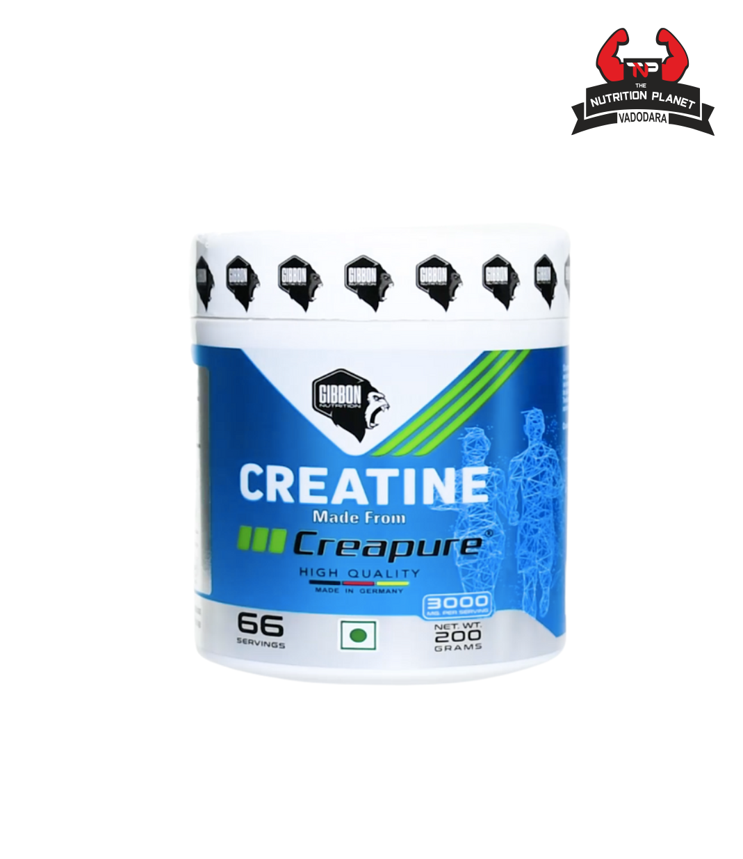 Gibbon Nutrition Creatine made with Creapure with official authentic tag
