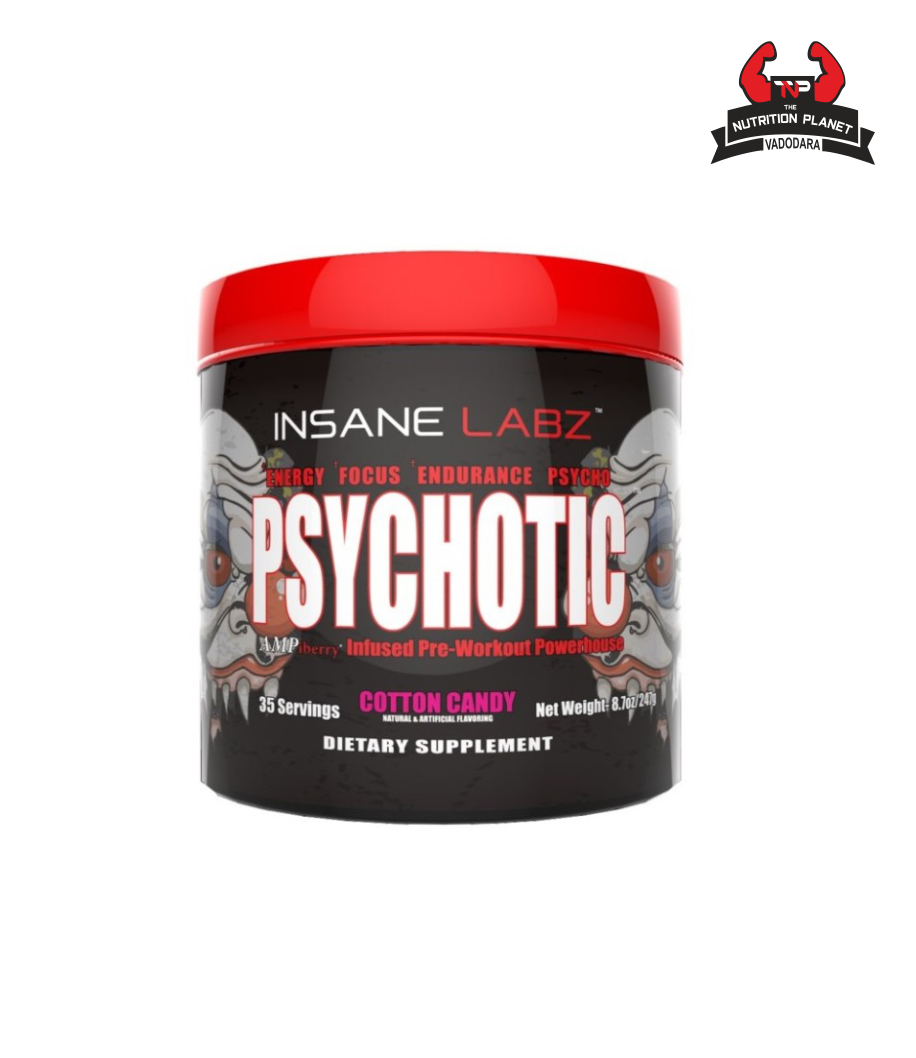  Insane Labz Psychotic Pre-Workout 0.47lbs, 216gm ( 35 Servings ) with Official Authentic Tag