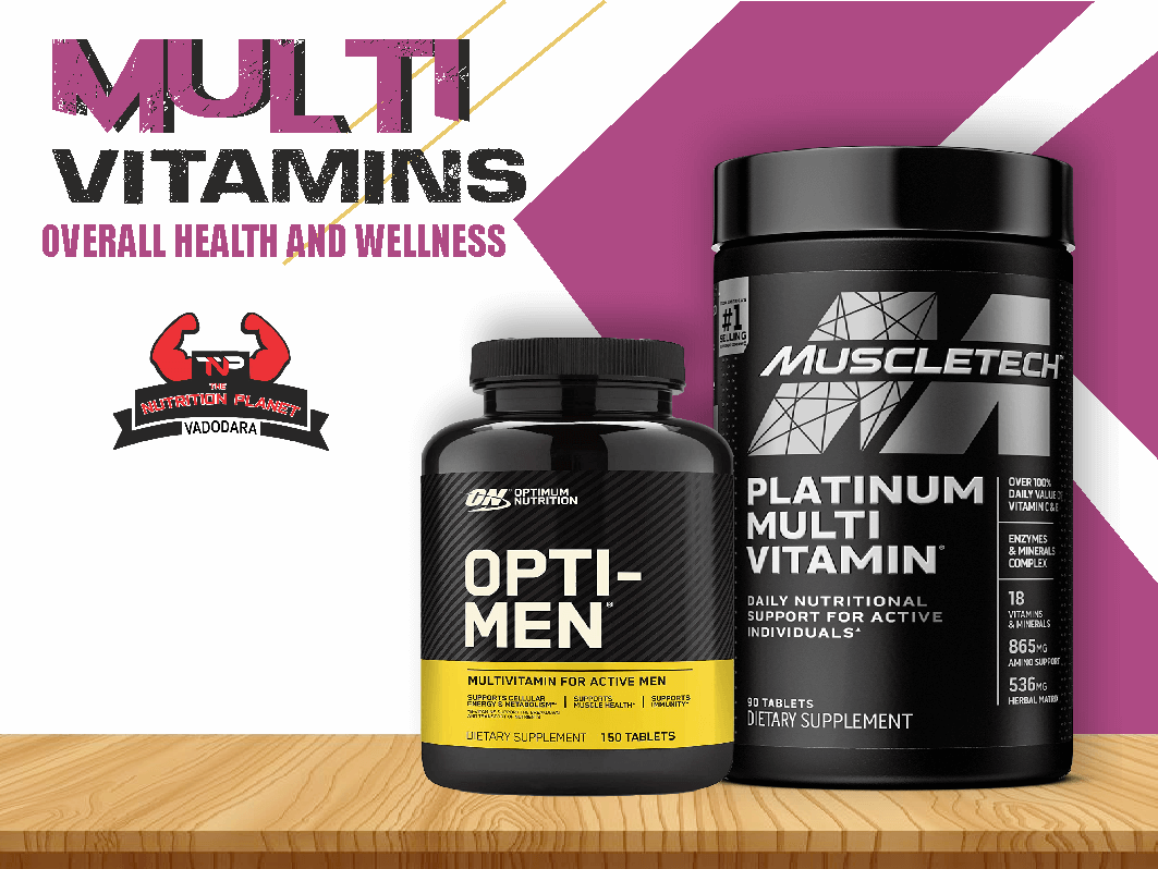 Multivitamins - Vitamins & Minerals - For Man & Woman